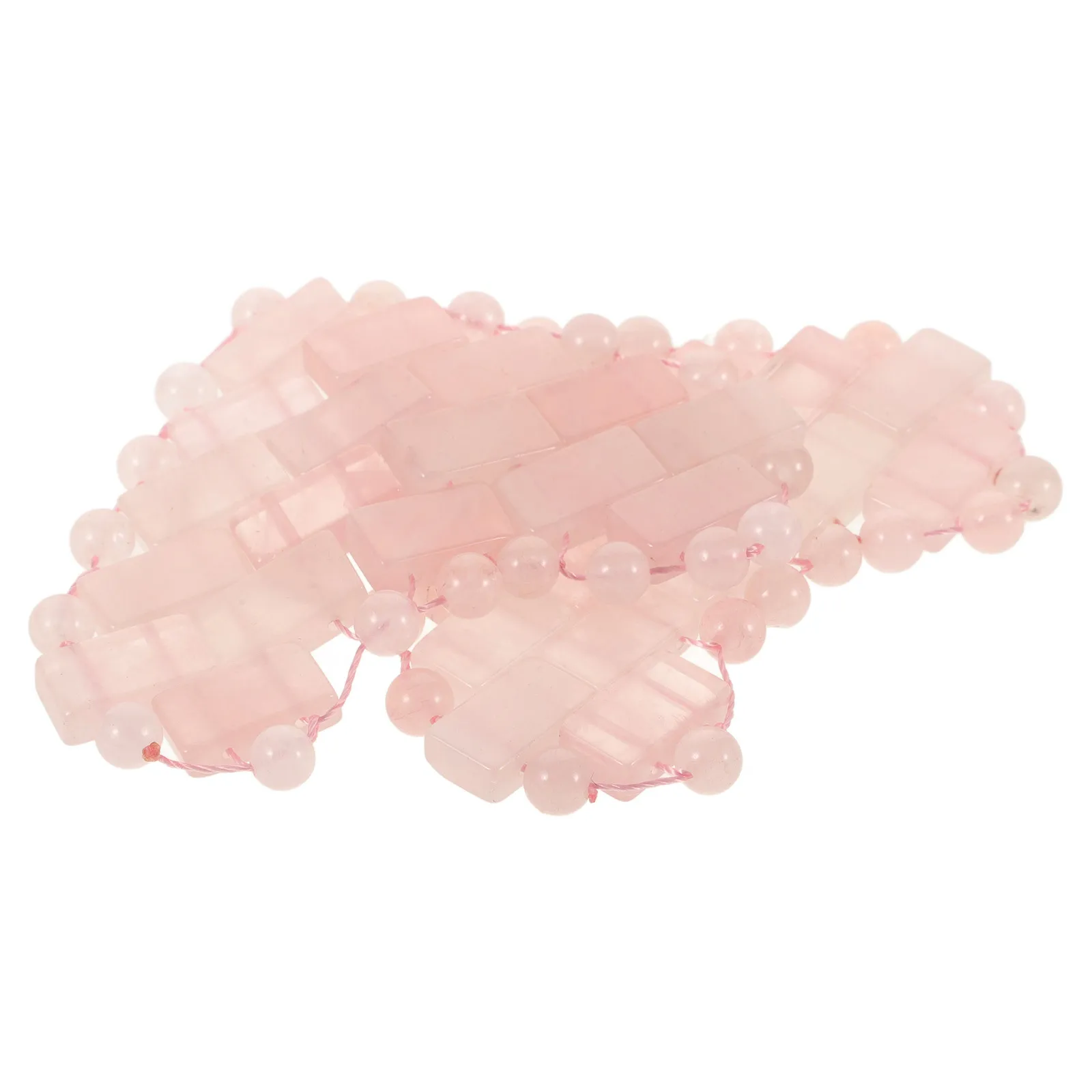 

1Pair Rose Quartz Heart-Shaped Stone Eye Mask Cooling Spa Patch Relieve Eye Fatigue Facial Massage Mask Facial Massage Patch