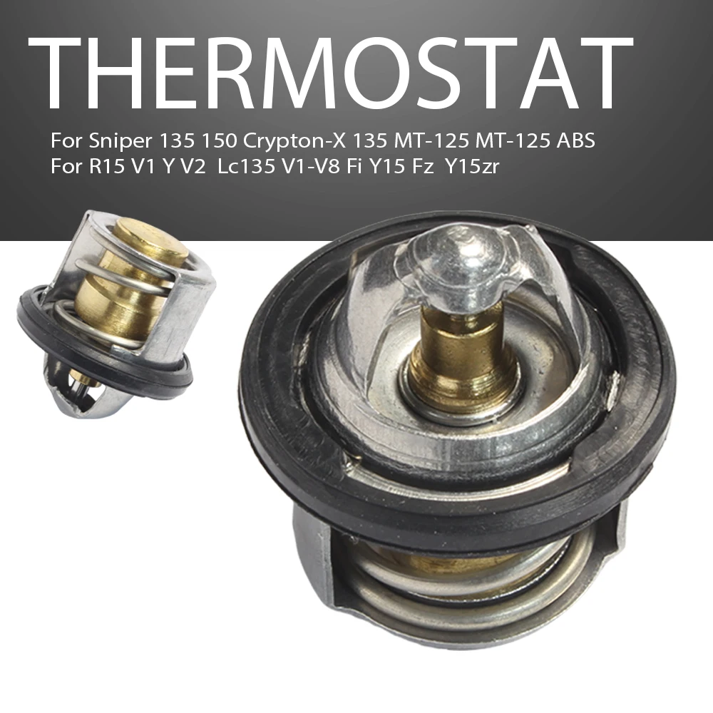 

THERMOSTAT For Sniper 135 150 Crypton-X 135 MT-125 ABS R15 V1 Y V2 Lc135 V1-V8 Fi Y15 Fz Y15zr