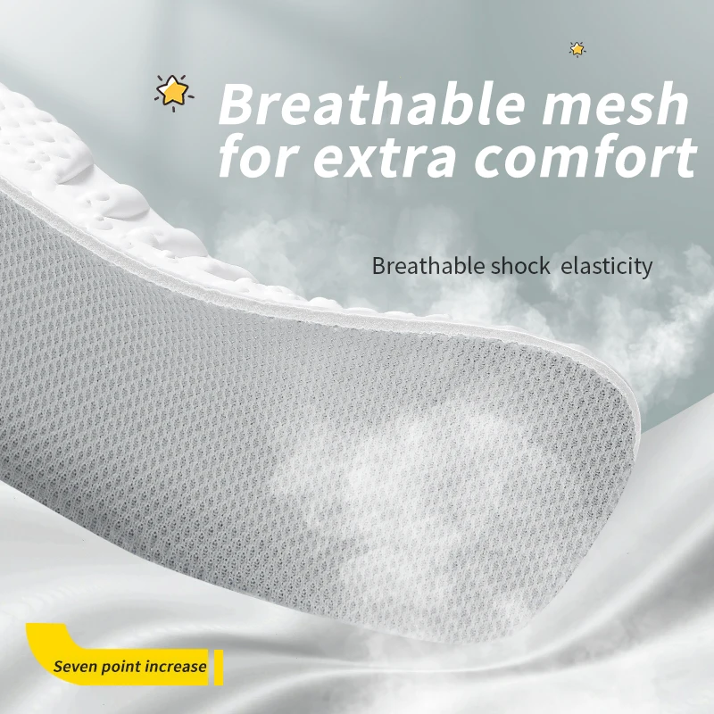 1.5/2.5/3.5 سم قوس دعم الارتفاع زيادة النعال خفيفة الوزن لينة مرنة رفع لينة مرنة رفع للرجال النساء منصات الأحذية #5