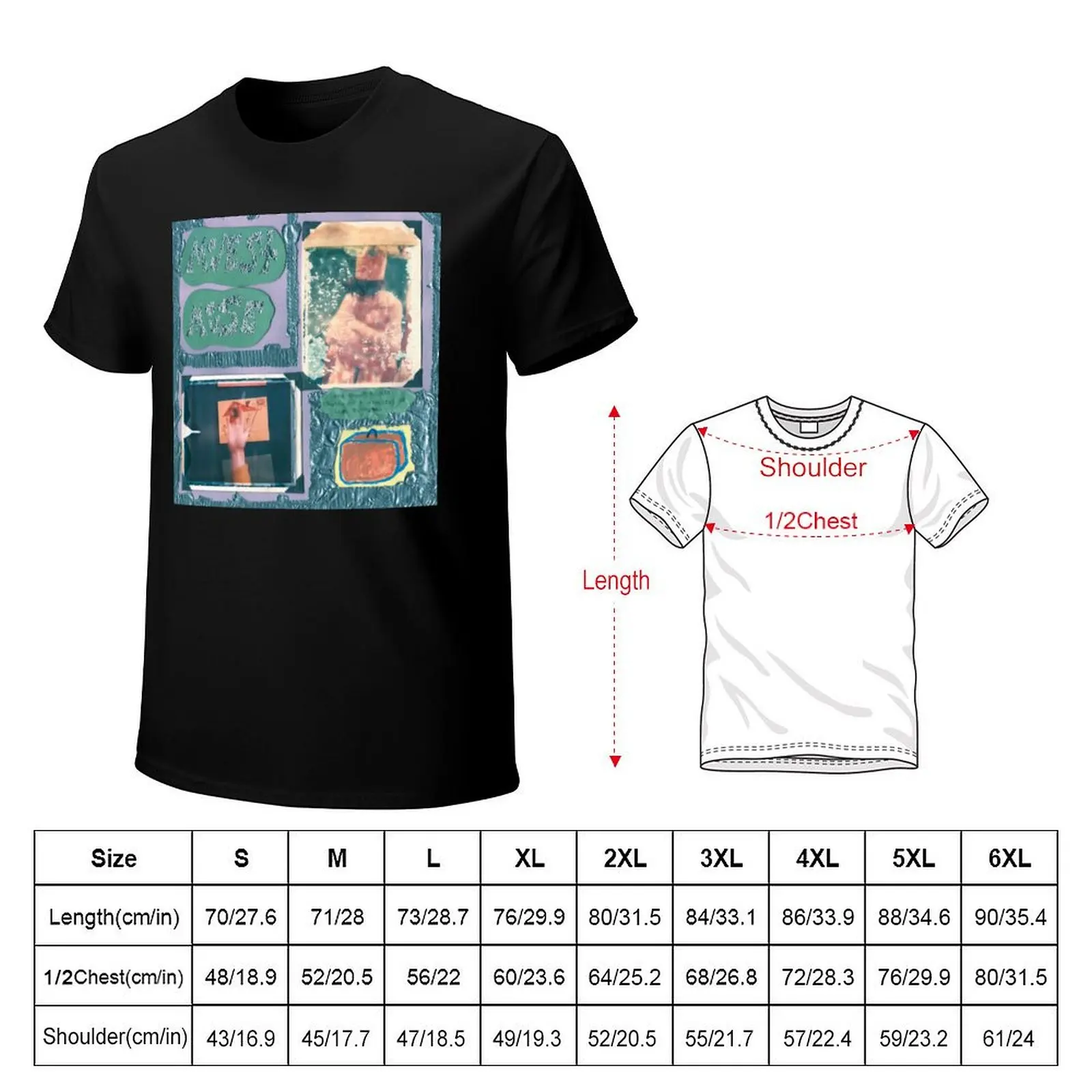 Modest Mouse - Sad Sappy Sucker T-Shirt Abstract Pattern Print Top