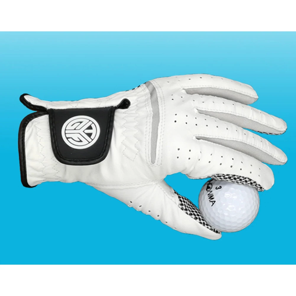 Men Left Hand Golf Glove Sheepskin Slip Resistant Wear Resistant Breathable for Sports，Wholesale