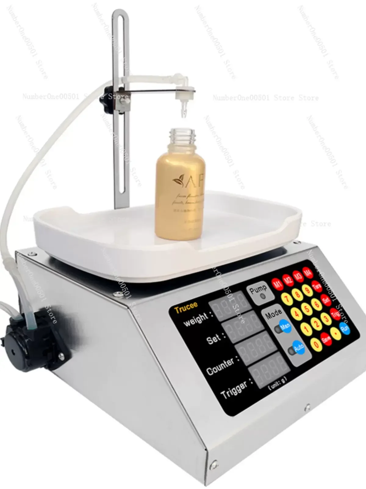 Weighing type automatic quantitative liquid filling machine AC100-220V 30W Filling 3.5L / min