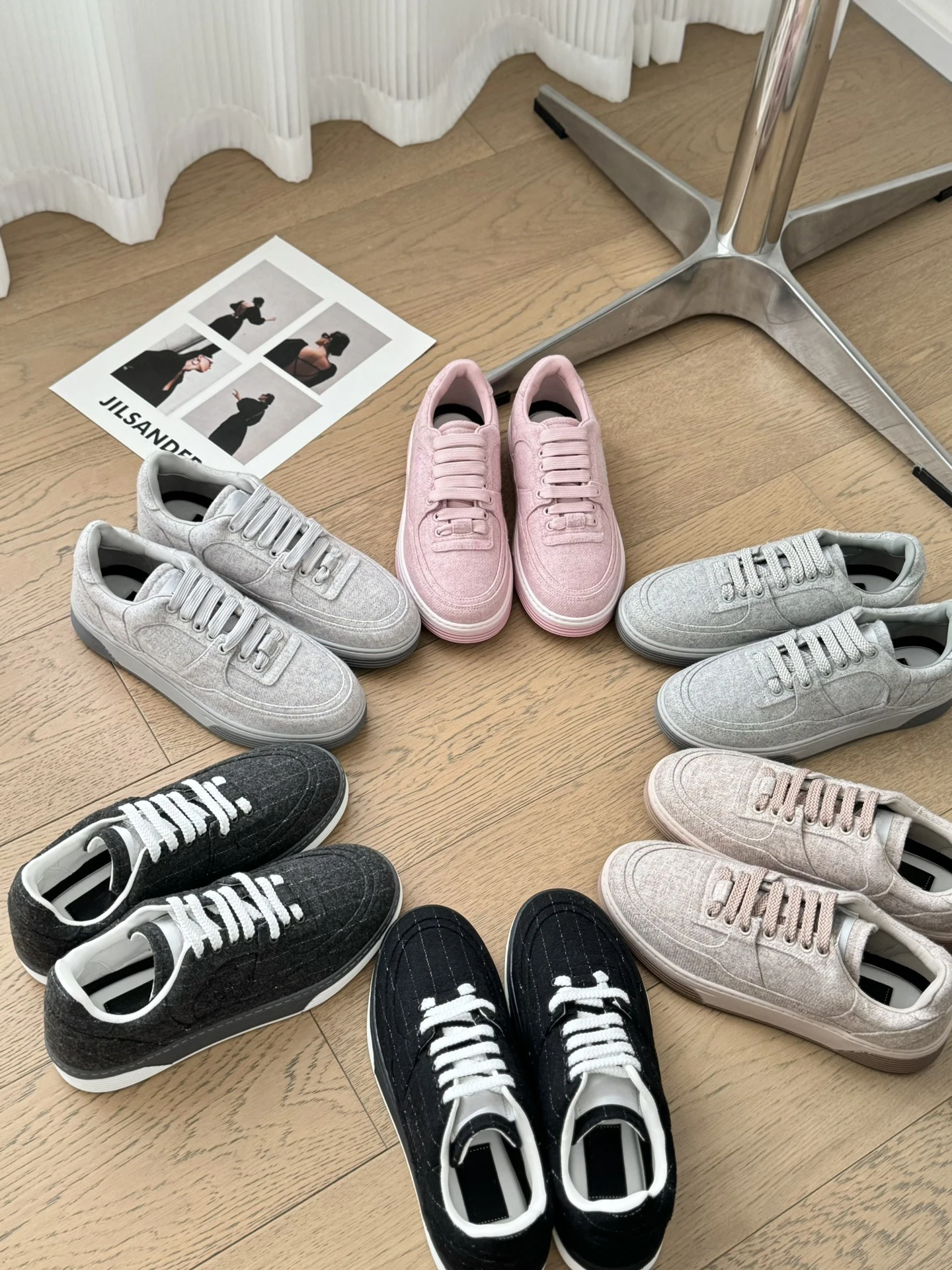 24 new women's sneakers, fashion casual shoes, wool fabric, rubber outsole, fashion casual, simple and versatile, size35-40