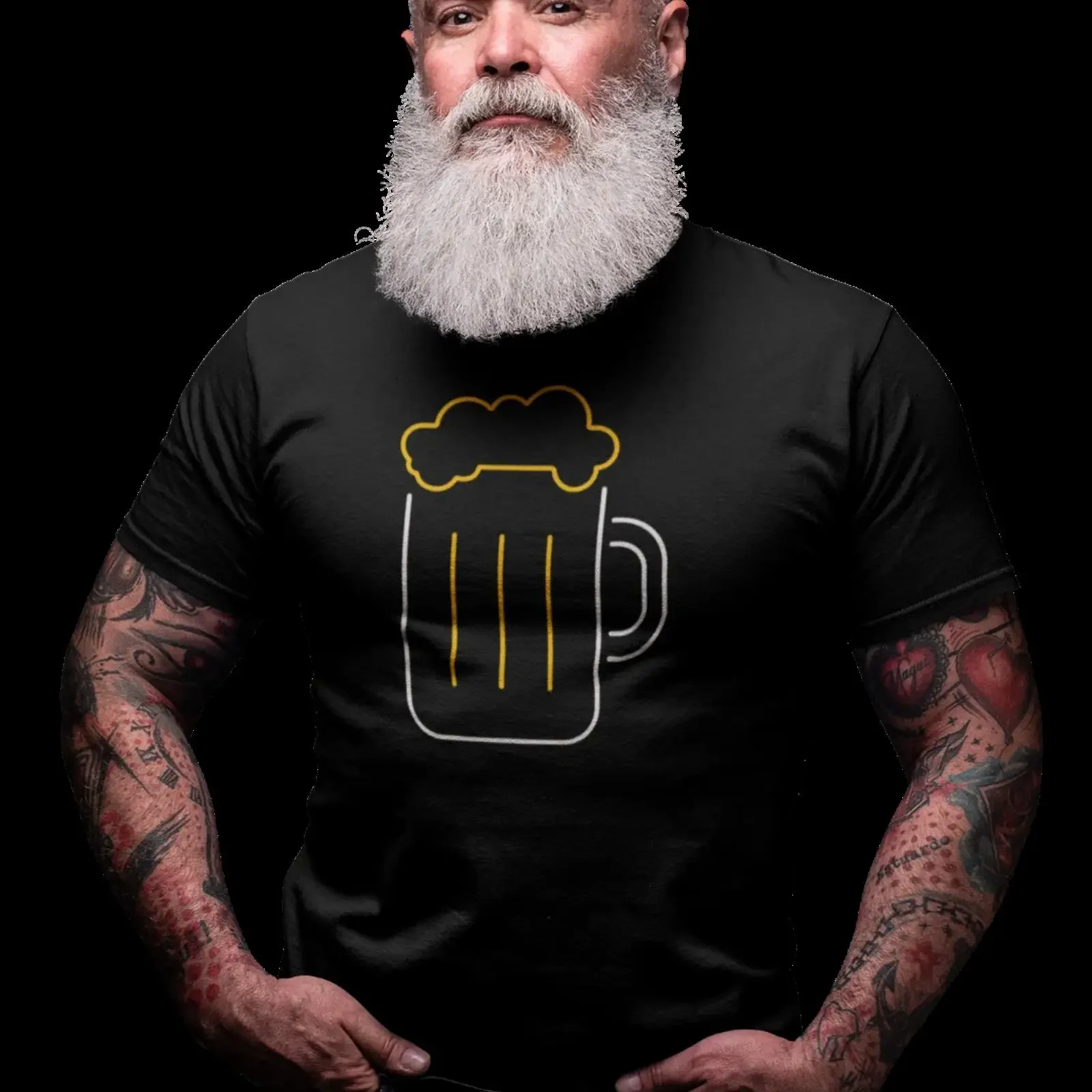Camiseta Bier Bier026 JGA Party Crew, Camiseta para Fiesta, Saufen, Karneval, Suff, Ballern, Estilo Vintage, Lavada, Informal, Transpirable, Unisex