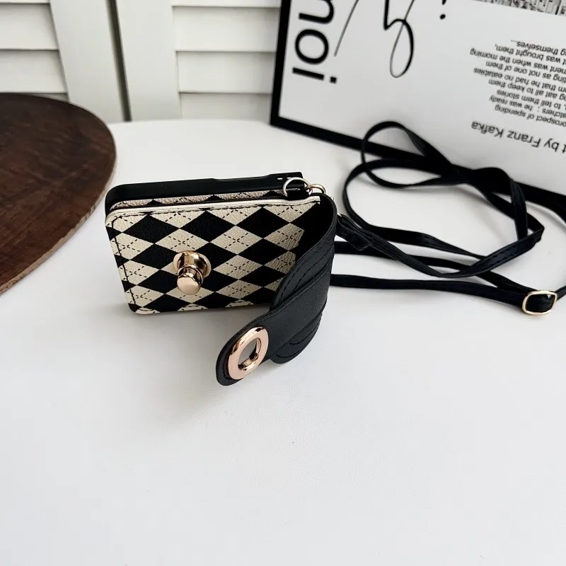 Diamant-Kartenhalter-Hülle mit Trageriemen für Samsung Galaxy Z Flip 7 8 6 5G ZFlip7 Flip7 – Stoßfeste Crossbody-Schutzhülle mit Umhängekordel – Detail 9
