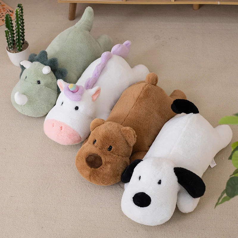 

Squishy Toy Kawaii Animal Fat Dinosaur Dog Pillow Plush Toys Cute Dragon Bear Unicorn Doll Girls Bed Holding Sleeping Cushion