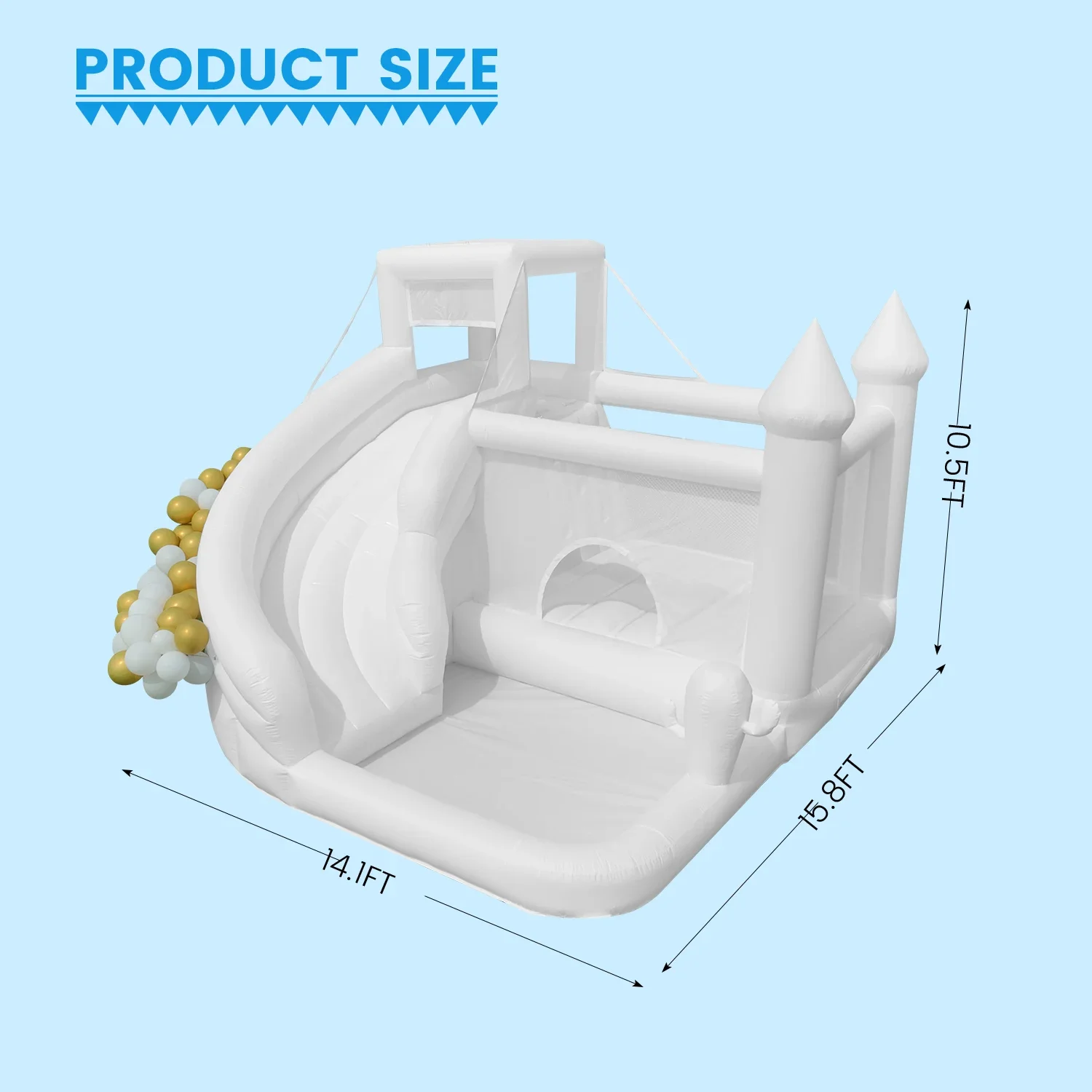 Aufblasbare Hüpfburg, Hüpfburg, passende Party-Events, Hochzeit, aufblasbares Spielzeug für Kinderspielplatzspielzeug