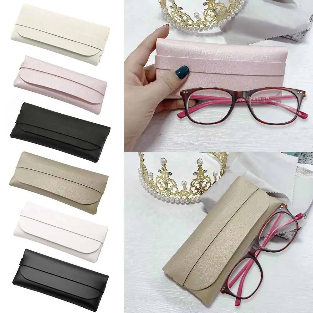 

Portable PU Leather Glasses Case Anti-knock Soft Reading Glasses Bag Waterproof Sunglasses Pouch Eyewear Accessories