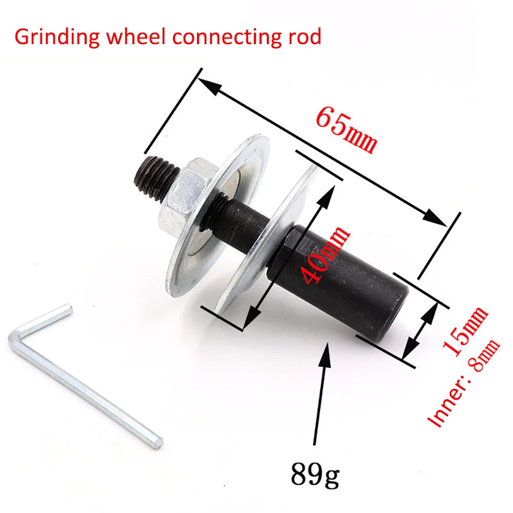 Biella per sega per smerigliatrice angolare di conversione per trapano elettrico da 10 mm per adattatore per supporto per maniglia per metalli con ruota per lucidatura a disco da taglio