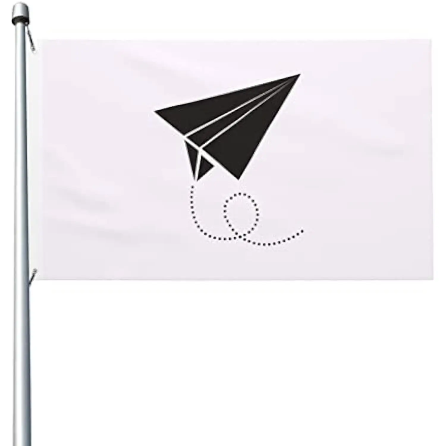 Paper Airplane Flag Outdoor Banner Double Sided Durable Decor Flag with 2 Brass Grommets Patio Garden