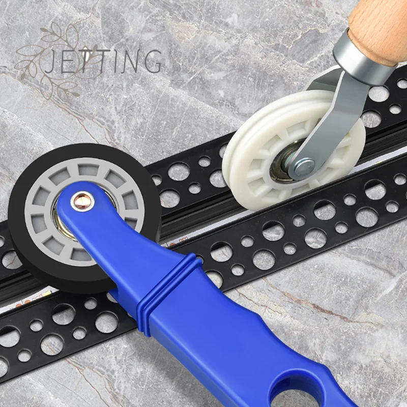 HOT Rubber Mesh Wheel Window Install Tool Window Screen Hand Installation Repair Roller Yarn Double-Head Pressure Pulley