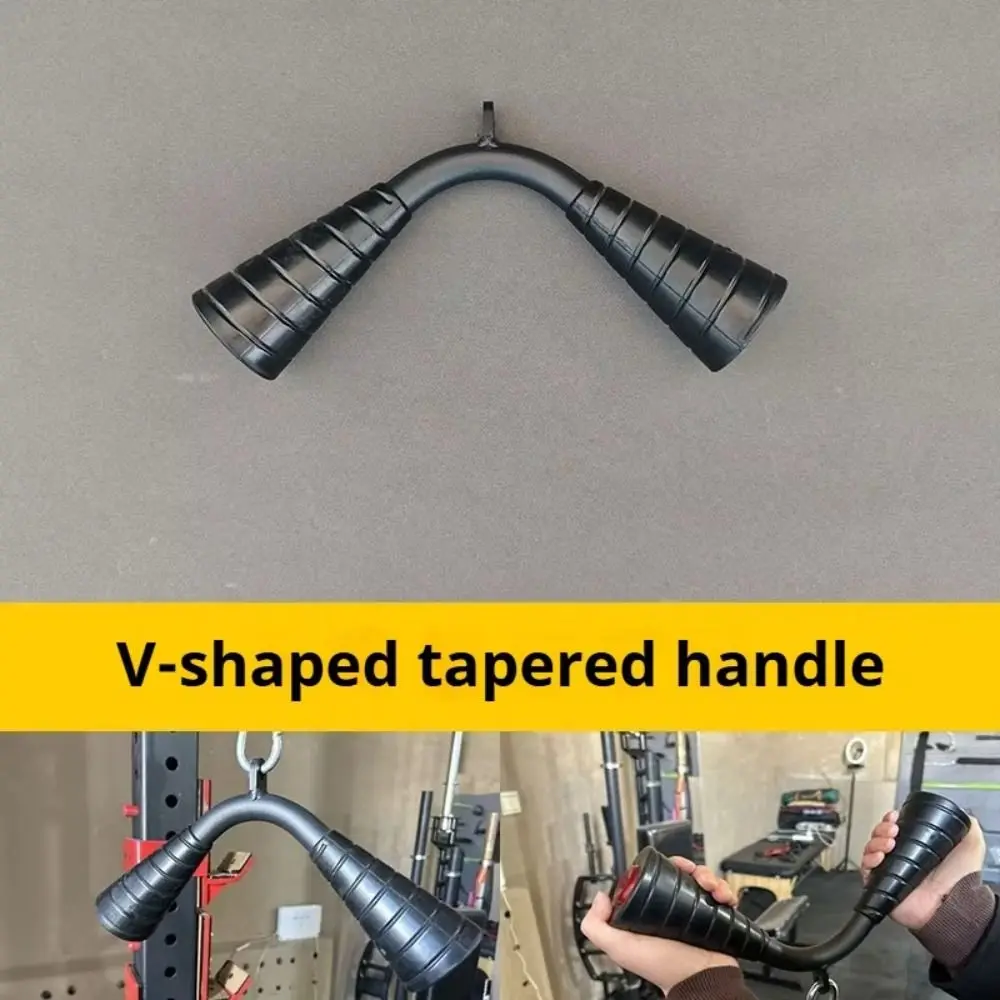 

V-shaped Fitness Grip Handle Conical Non-slip Gym Sport Handle Professional Multifunctional Weightlifting Grip Handle