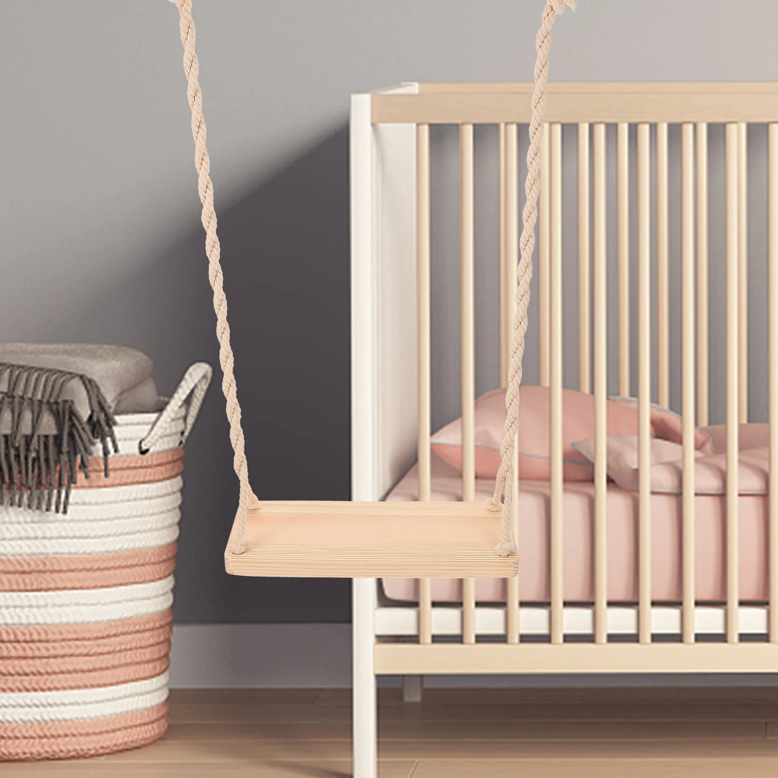 

Wooden Swing Prop Handmade Natural Design For Photography Studio Home Decor Kids Picture Props Photography Props