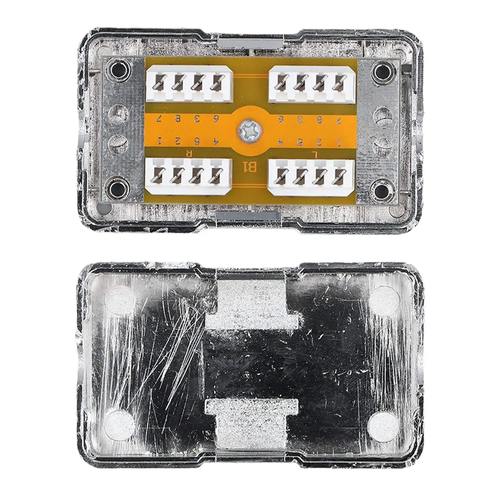 CAT6 Junction Box ABS Plastic RJ45 Single Port Shielded Network Connection Case with Module