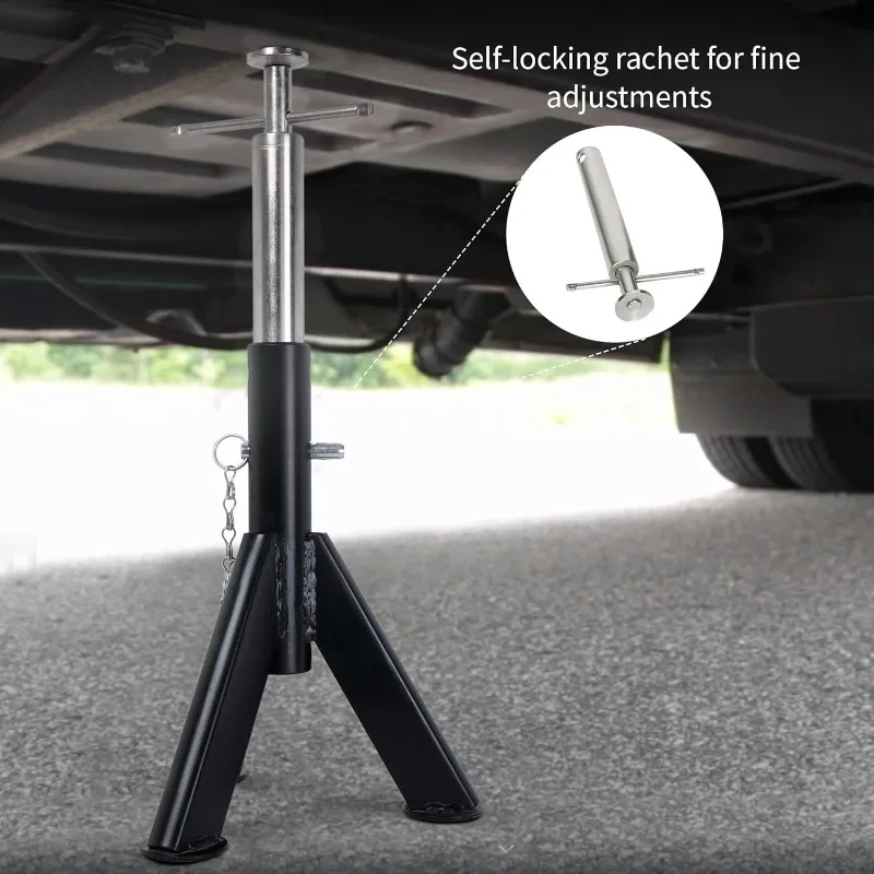 Extension bracket, auto repair safety bracket, tire change and oil change safety support frame, insurance horse seat