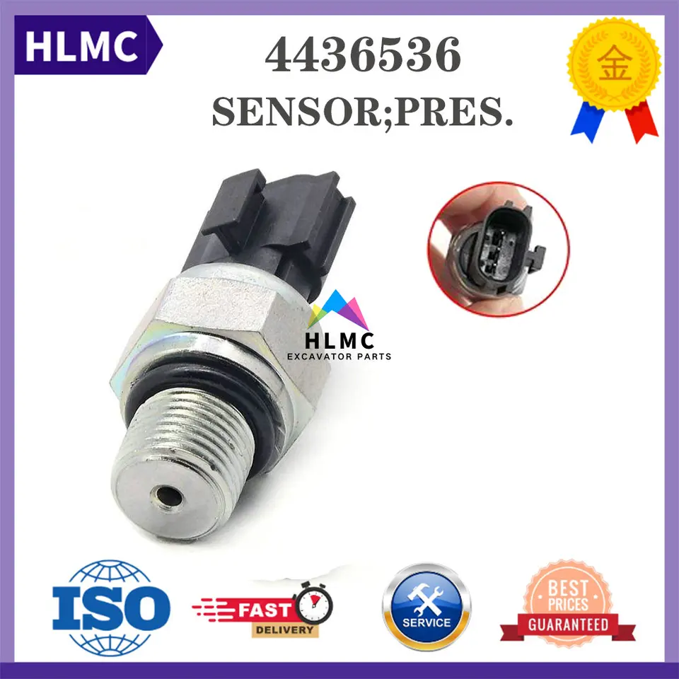 Hydraulic Pump Pressure Sensor 4436536 for Hitachi Excavators