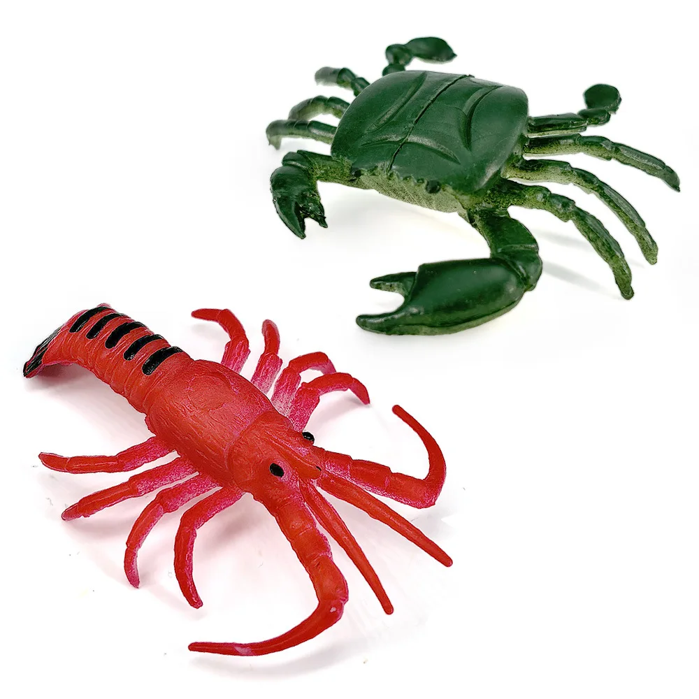 ชุดของเล่นสัตว์ทะเล 12 ชิ้น ประกอบด้วยปู ปลาหมึก ปลาดาว โมเดลตัวละคร ของเล่นเสริมพัฒนาการสำหรับเด็ก ของขวัญวันเกิด ช่วยเสริมการเรียนรู้