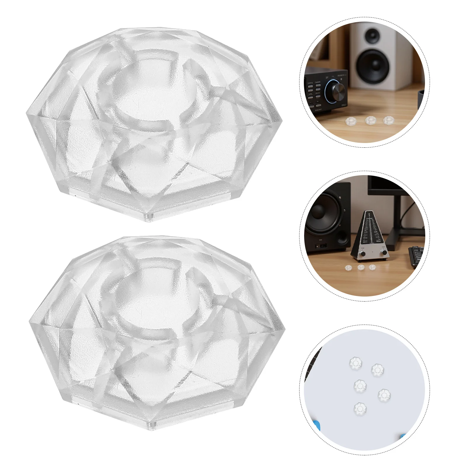 ฝาครอบปุ่มเห็ดสำหรับสวิตช์เท้าเหยียบเอฟเฟคกีตาร์ 10 ชิ้น  วัสดุพลาสติกใส สำหรับบอร์ดเอฟเฟคกีตาร์