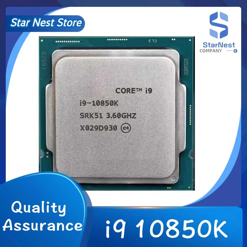 Procesor Core i9 10850K 3,6 GHz, 10-rdzeniowy, 20-wątkowy procesor LGA 1200