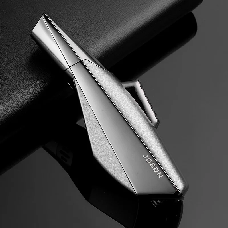 2026 New JOBON Streamlined Yacht Gass Lighter Windproof High Fire Jet Blue Flame High Temperature Cigar BBQ Welding Airbrush Gun