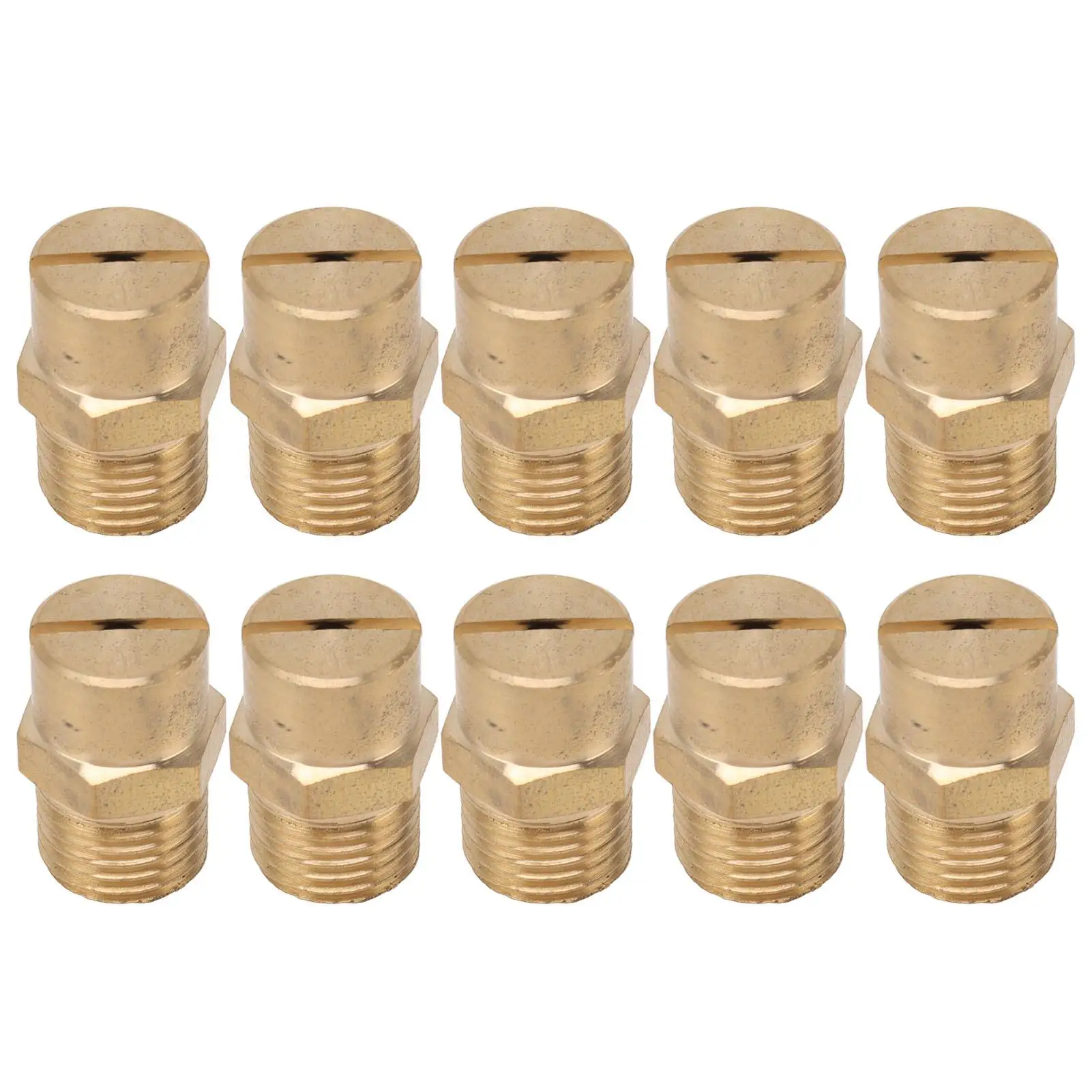 Durable Brass Directional Slot Nozzle for Heat-Resistant Misting in for vegetable Gardens - Easy Installation