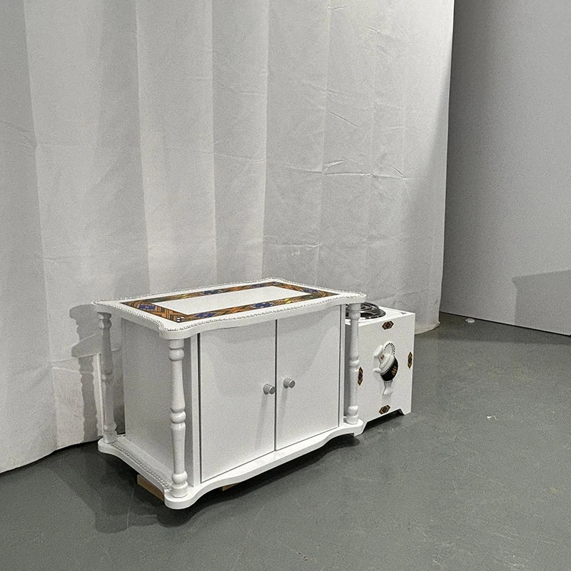 Keway Custom Coffee Table Set High Gloss Painting MDF Coffee Cabinet