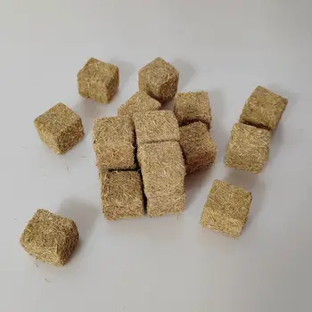 4件式模擬乾草堆比例模型擺飾 娃娃屋農場草垛微縮場景模型 DIY家居裝飾工藝品 8 最佳銷售 農舍裝飾 - №1