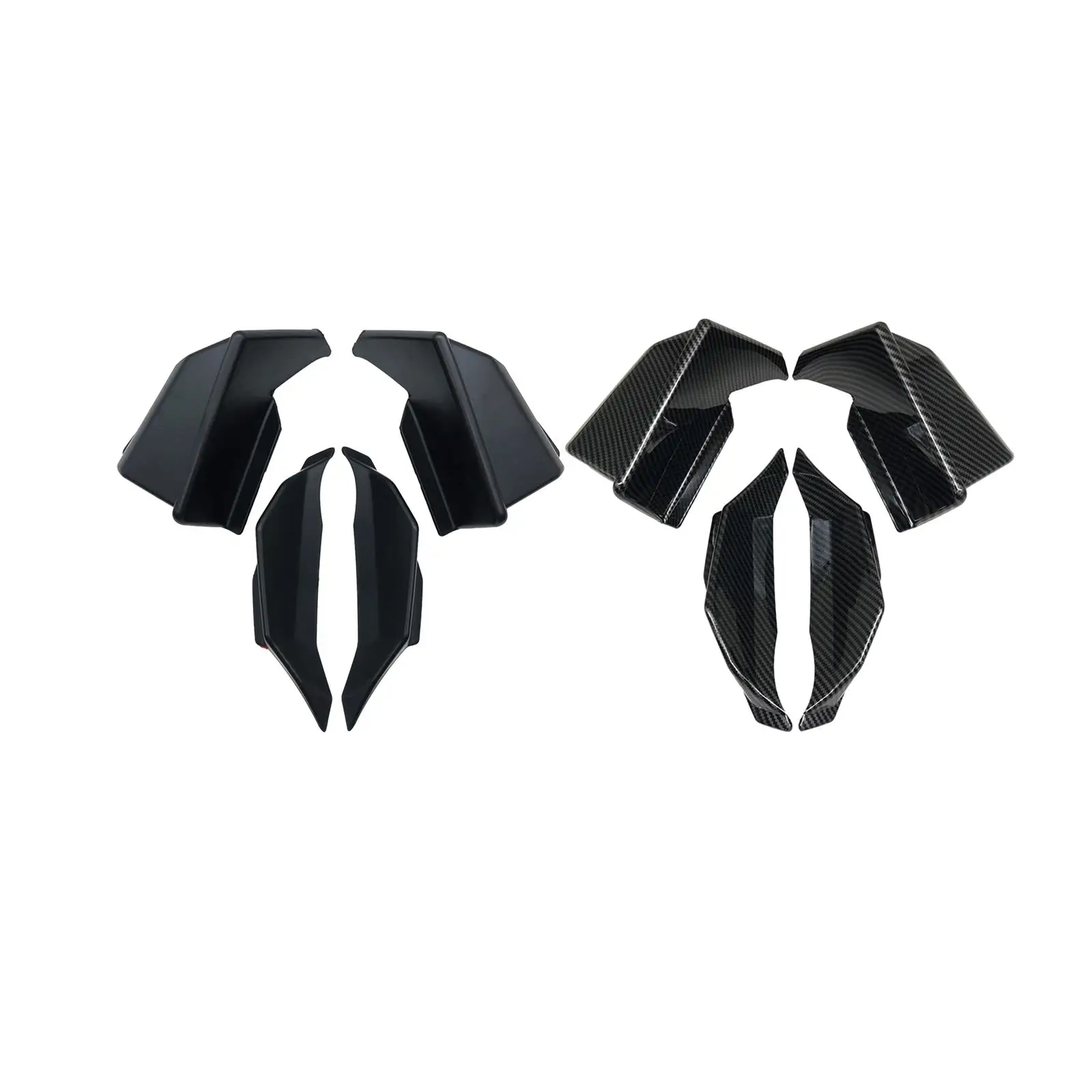 

Крылышки мотоцикла боковой ветровой плавник спойлер обтекатель прочный пластиковый протектор для переднего освещения капот