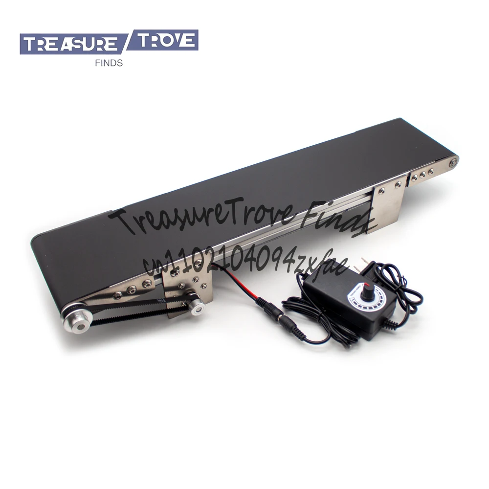 

AC 100-240V Metal Desktop Conveyor Belt Small Assembly Line Electric Conveyor Student Friction Experiment Teaching Equipment