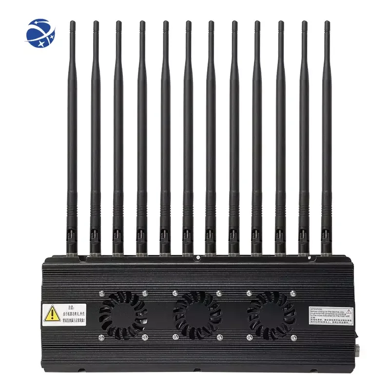 11 Channels 30meters radius Desktop Cell Phone Signal 2G 3G 4G 5G WiFi Mobile Signal Detector for 80W