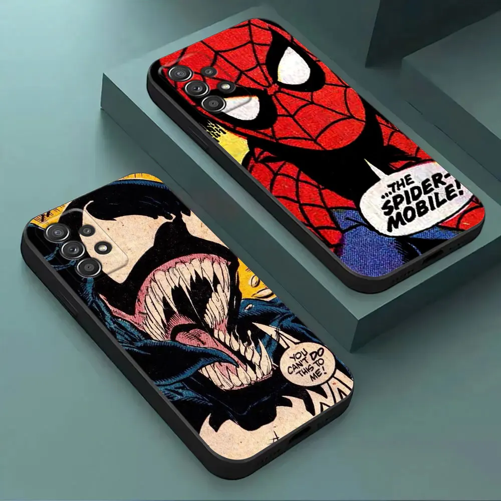 

Venom Spiderman Marvel Case For Samsung Galaxy A15 A25 A24 A23 A22 A21S A20s A13 A10 A05S A04 A03 A02 A14 Soft Black Phone Cover