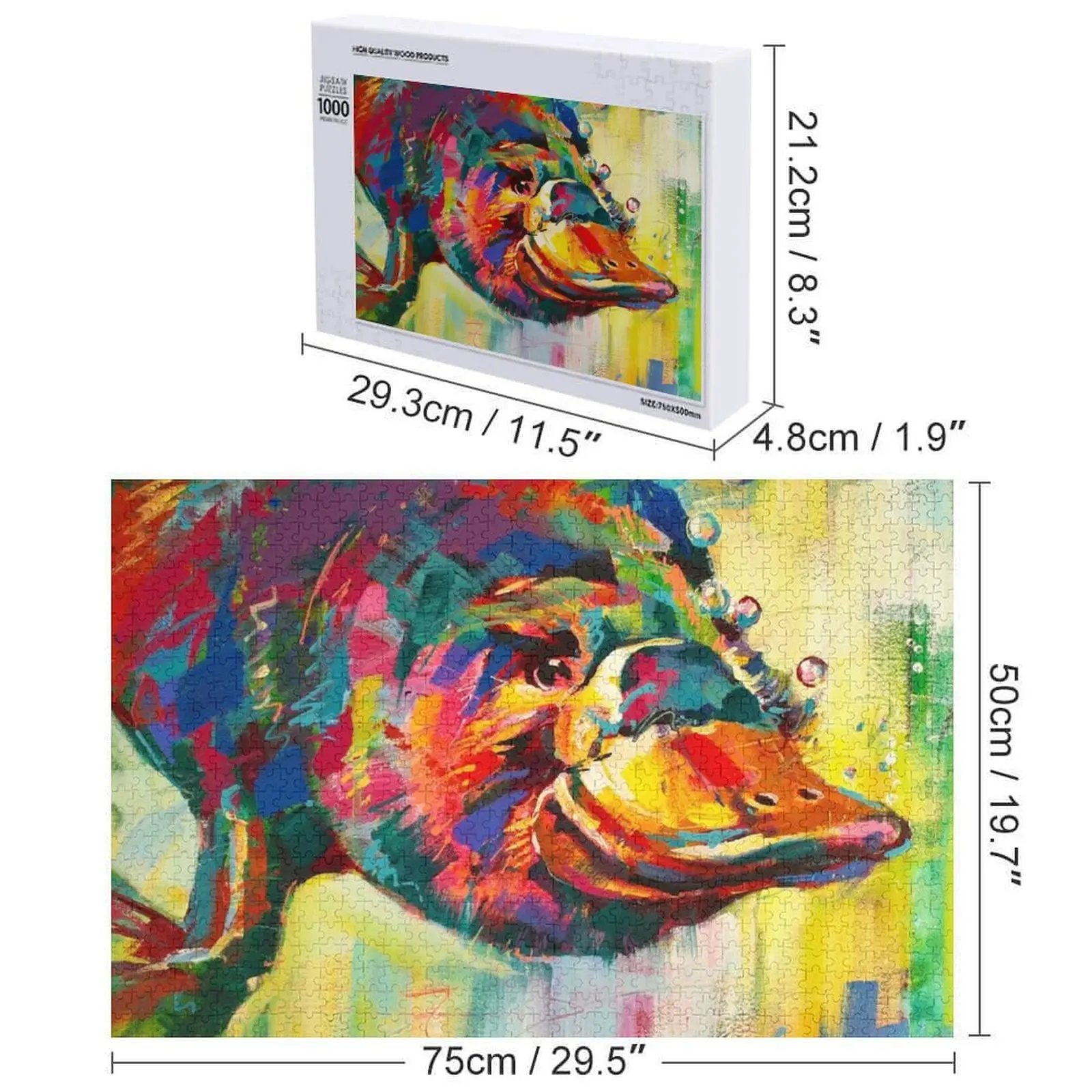 Puzzle z drewna z imieniem - Ptak-żółw - Australijska zwierzęca rodzina - Puzzle z drewna z imieniem na zamówienie