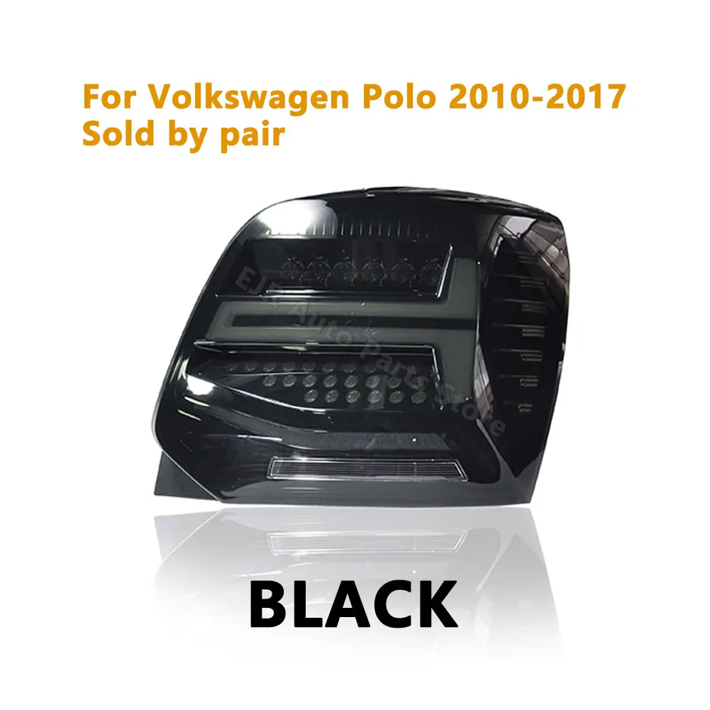 Voor Volkswagen Polo 2010-2017 Achterlichten Assemblages Upgrade Dynamische Rijden Licht Achterlichten Led Lamp Richtingaanwijzer Auto accessoires