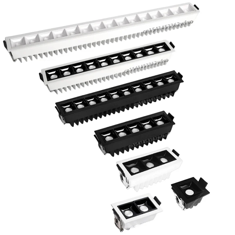 A linha antiofuscante pode ser escurecido luz de teto led 2w4w6w10w20w30w sala de estar iluminação interior cob luz de ponto led para baixo luz