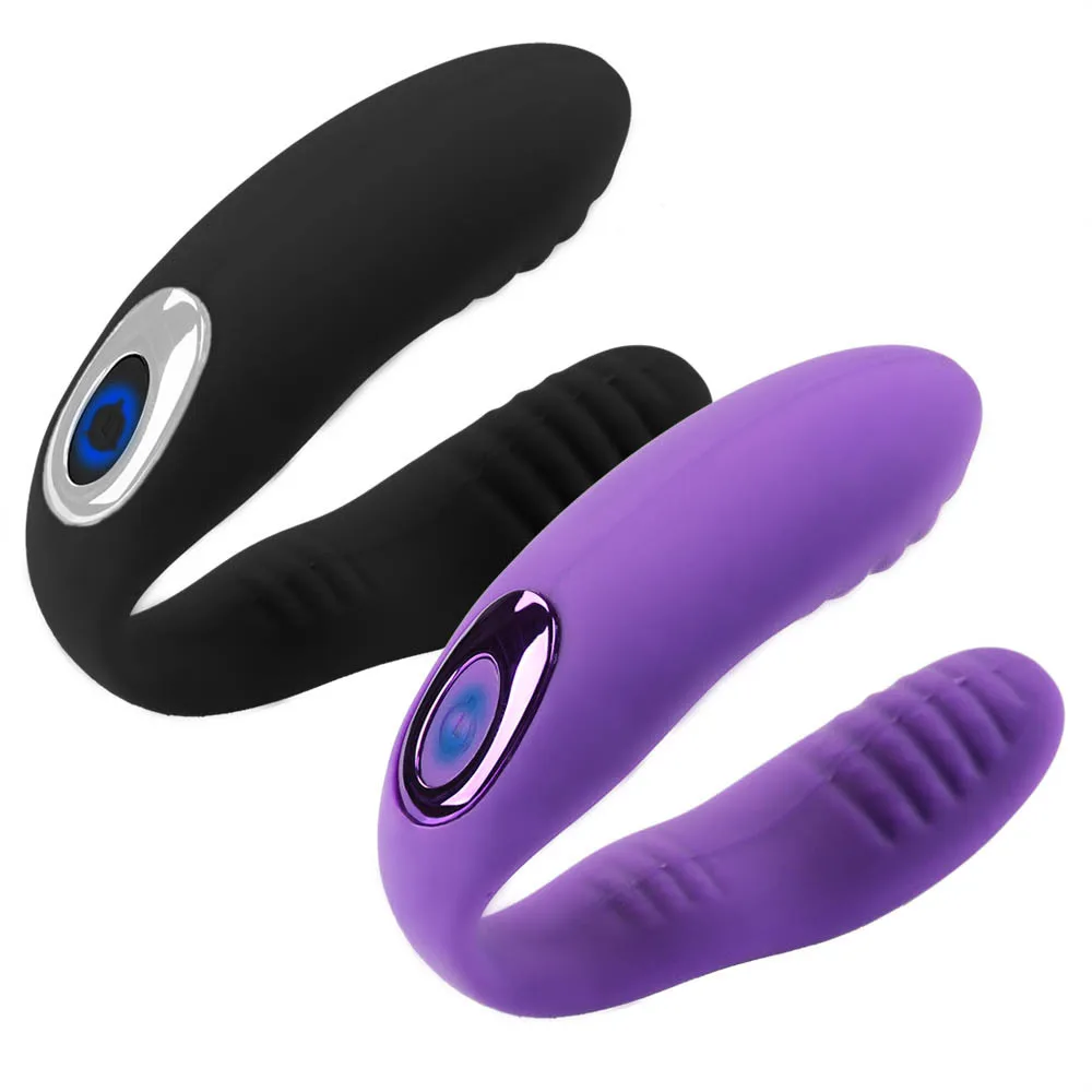 OMOBO Foreign Trade 10 Frequency U-shaped Jumping Egg Wearing Vibrator Couple's Sexual G-Spot Masturbation Massager Products