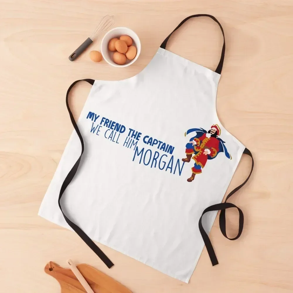

Captain morgan Apron For Woman kitchen utensil Camping Salon Apron