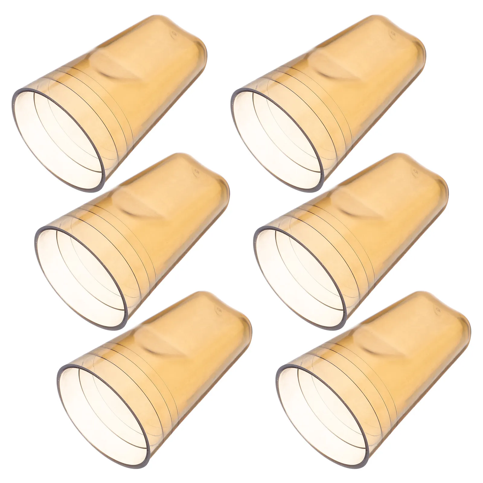 Tapa de PVC para vertedor de vino, tapa universal para vertedor de licor con tapa para botellas de vino y whisky para controlar el flujo y evitar derrames, 6 uds.