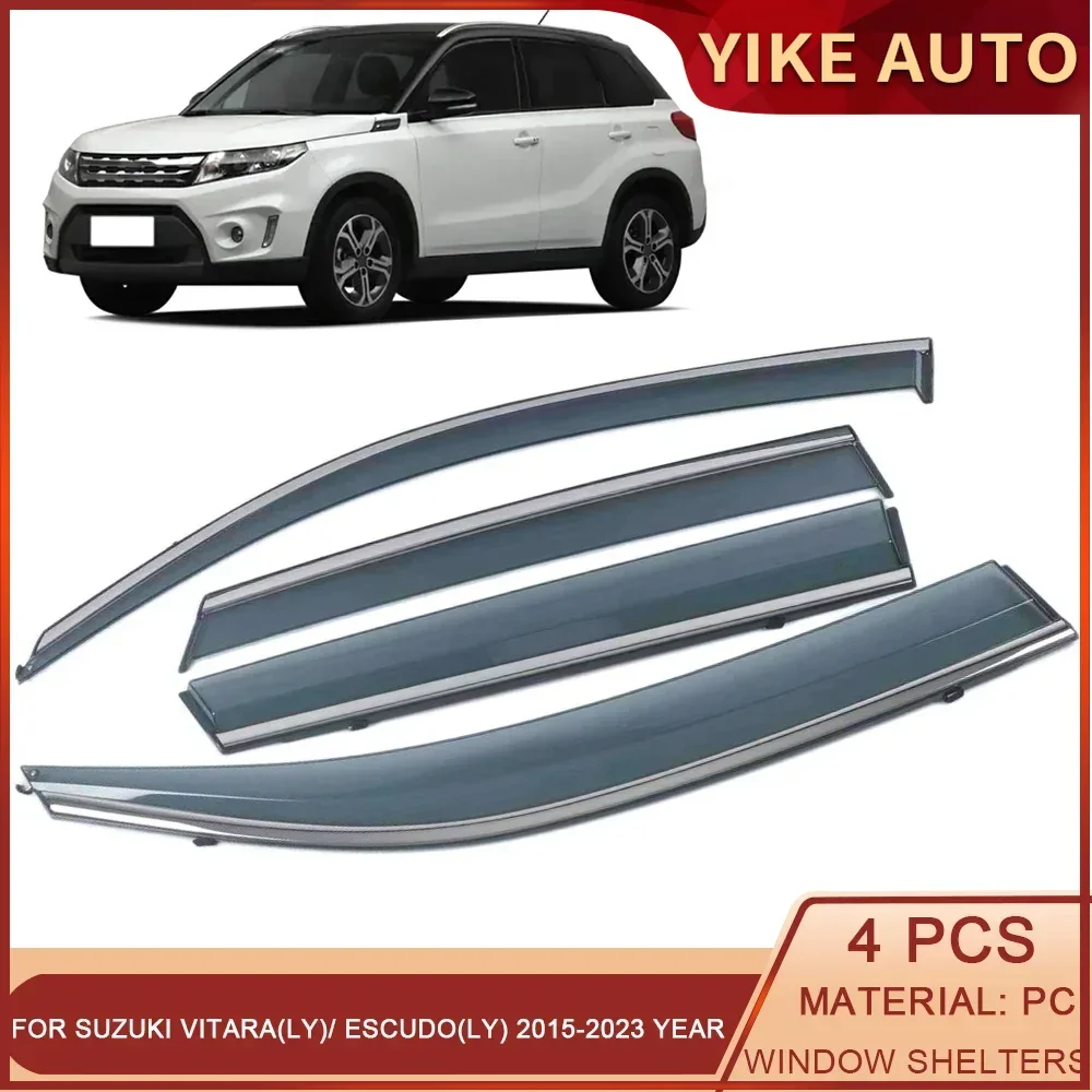 

For Suzuki Vitara(LY)/ Escudo(LY) 2015-2023 Car Window Sun Rain Shade Visor Shield Shelter Protector Cover Exterior Accessories