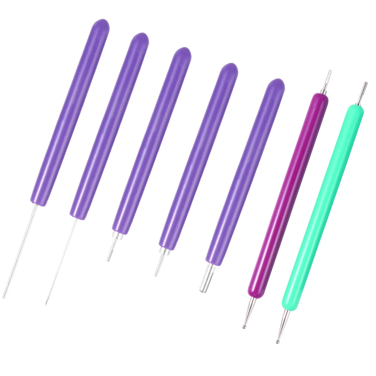 

7Pcs Paper Quilling Tools Set Small Portable Stainless Steel Pens for DIY Paper Lace Craft Projects Quilling Needle Pen