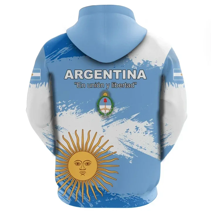 3DPrint Newest Argentina Sport Country Flag Unique Men/Women Cozy Hrajuku Casual Streetwear Hoodie/Zip/Sweatshirt