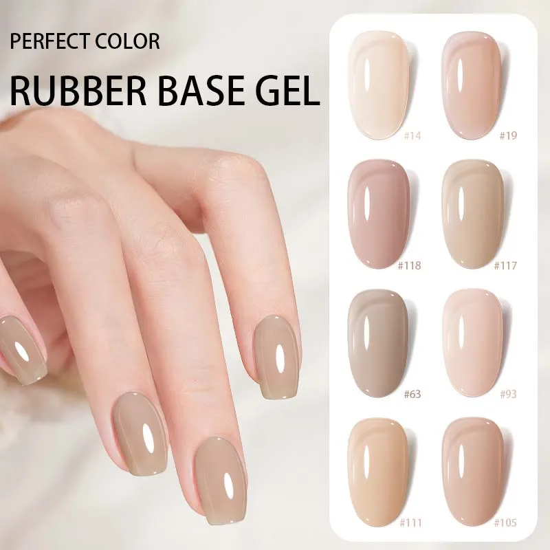 COLOR parfait 12ml Gel constructeur pour ongles 8 couleurs vernis à ongles brun fortifiant Gel dur pour Extension d'ongles Gel rose