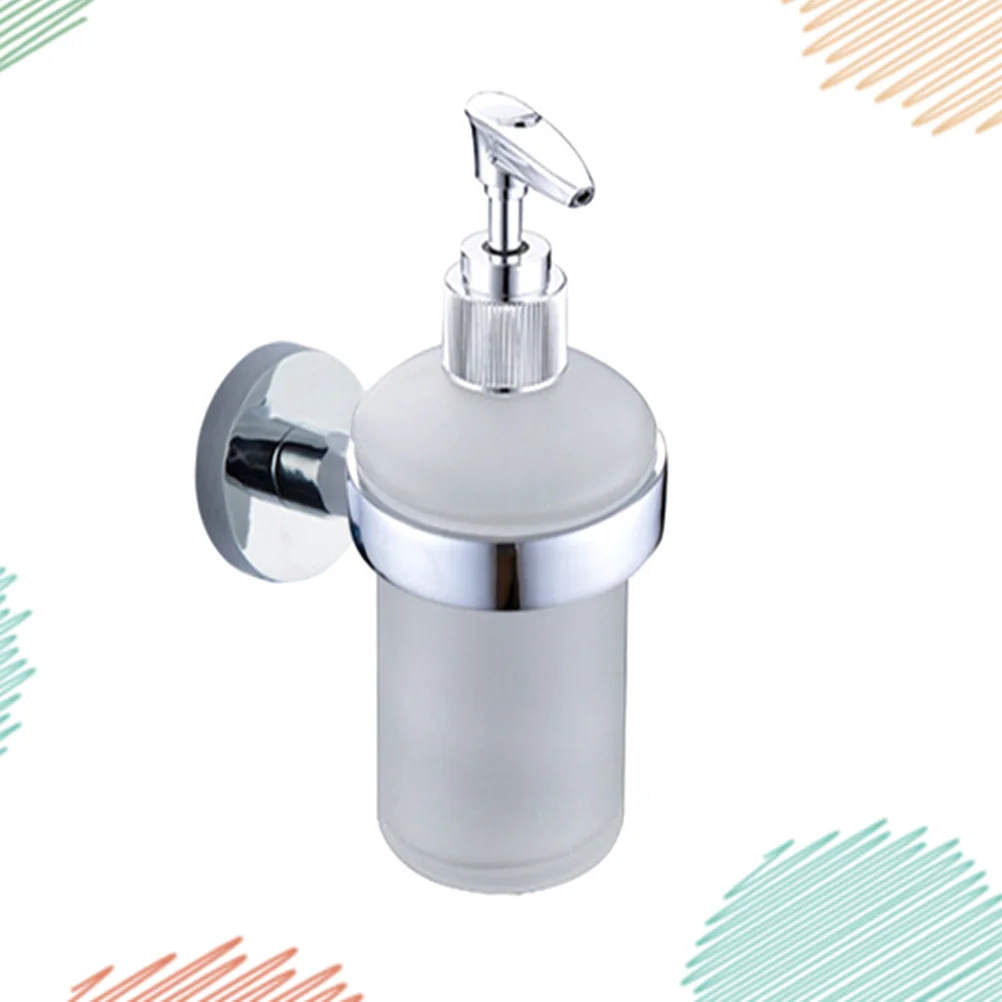 

1Pcs Stainless Steel Liquid Soap Dispenser Pump Bottle for Bathroom Sink Easy to Refill and Clean Liquid Soap Dispensers