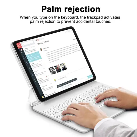 Magic Keyboard Trådlös Mus För iPad 9:e Generationen Fodral A16 iPad 10.2 7:e 8:e Fodral iPad Pro 11 M4 Air M3 10:e Air 5/4 Fundaskal 10 best sales iPad Pro-tangentbord - №4
