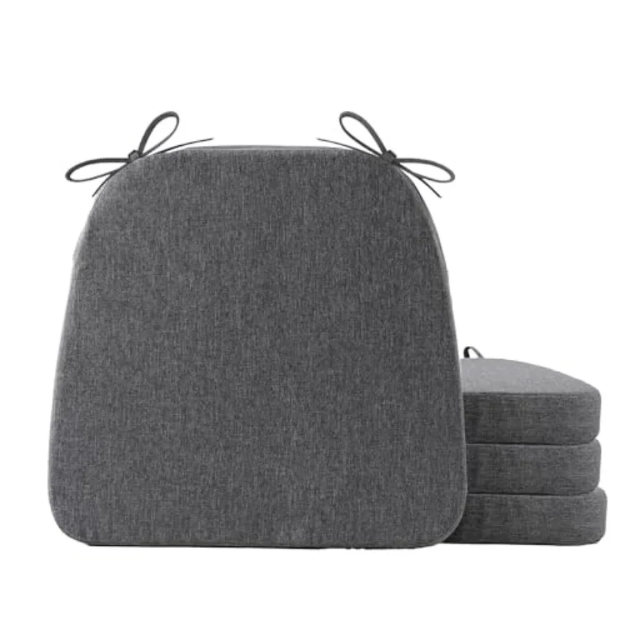 

Подушки для стульев с завязками, водонепроницаемые, для кухонных стульев, с нескользящей основой, моющиеся в машине.