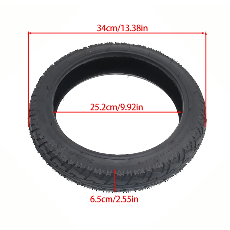 Puncture Proof 14x2.125 Tire,  Air Pneumatic Tire, Anti-Slip Wear-Resistant Tyre for E-Scooter Bicycle
