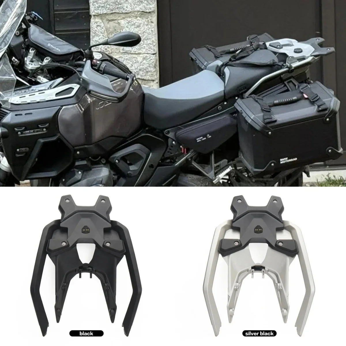 

Задний багажник мотоцикла для BMW R1300 R 1300 GS R1300GS 2023-2025, верхний чехол, кронштейн, опора багажника, держатель полки