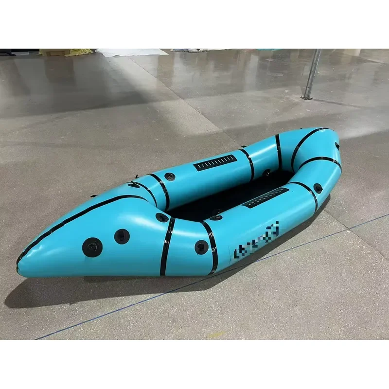Wholesale High Quality 200cm TPU/PVC Aire Whitewater Packraft Inflatable Kayak Canoe with Seats