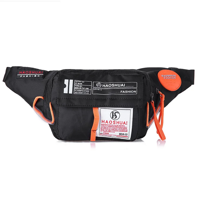 Men Waterproof Nylon Fanny Pack Waist Bag Hip Bum Belt Messenger Shoulder Pouch Purse Sling Chest Bag