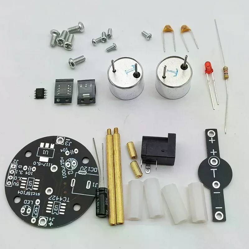DIY Kit Ultrasonic Levitator Kit Ultrasonic Oscillator Standing Wave Levitation Controller Module DIY Soldering Learning Kit
