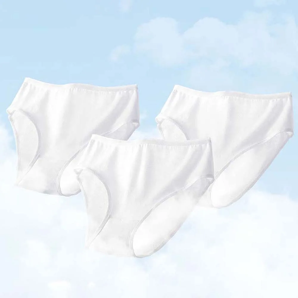 

5pcs/set Cotton Children's Disposable Panties White Breathable Kids Disposable Underpants Lightweight Baby Stuff